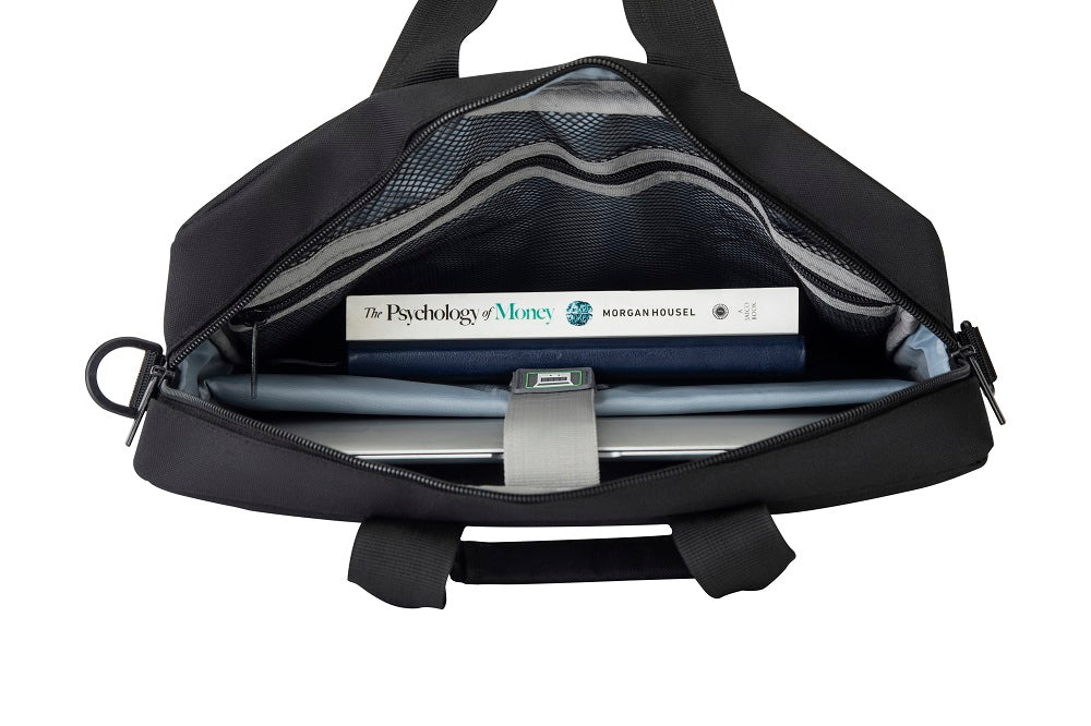 URBAN WOLF 15.6 inch Laptop Shoulder Messenger Sling Office Bag, Water Repellent Fabric for Men and Women (Black)