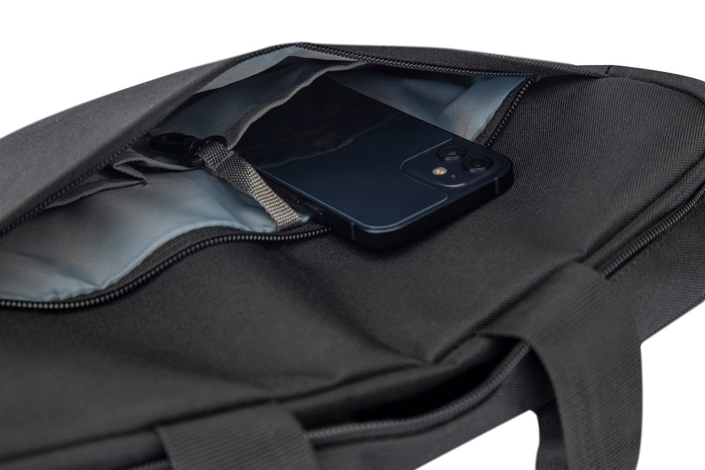 URBAN WOLF 15.6 inch Laptop Shoulder Messenger Sling Office Bag, Water Repellent Fabric for Men and Women (Black)