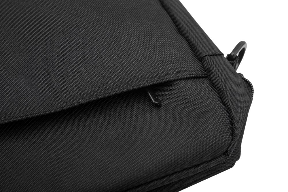URBAN WOLF 15.6 inch Laptop Shoulder Messenger Sling Office Bag, Water Repellent Fabric for Men and Women (Black)