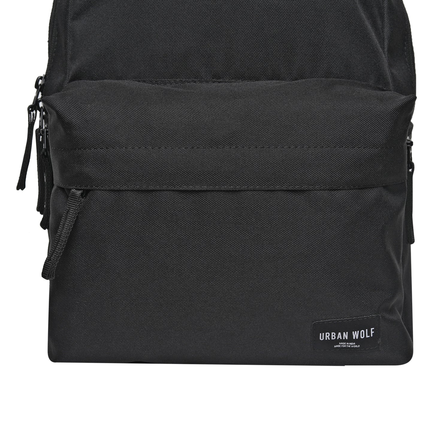 Urban Wolf 20L Unisex Casual Backpack for College and School-Black.