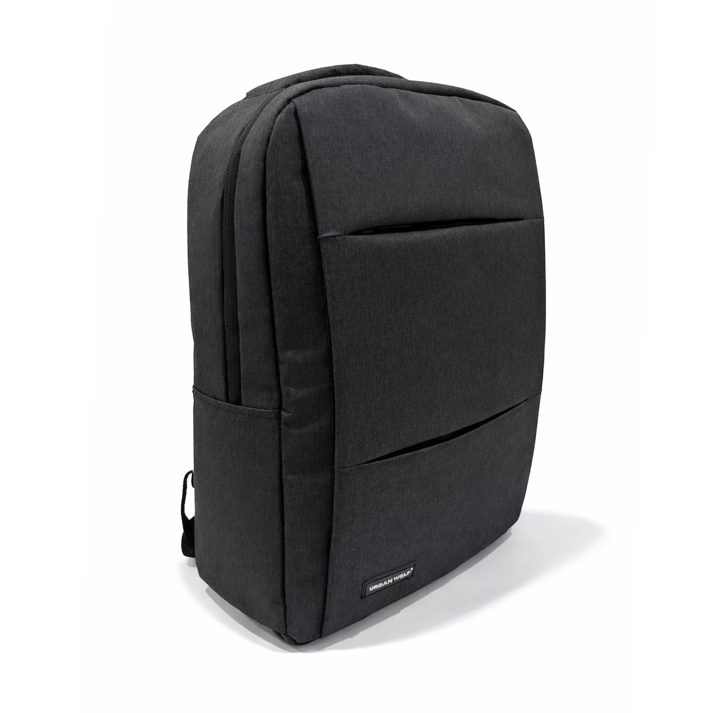 Urban Wolf Water Resistant Laptop Backpack | Unisex Design for Office, College & Travel | Up to 16" Laptop | Available in Multiple Colors-(Charcoal-Black)