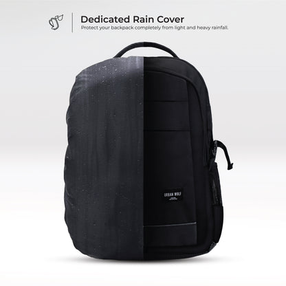 Urban Wolf Delta-Black Laptop backpack (BLACK)