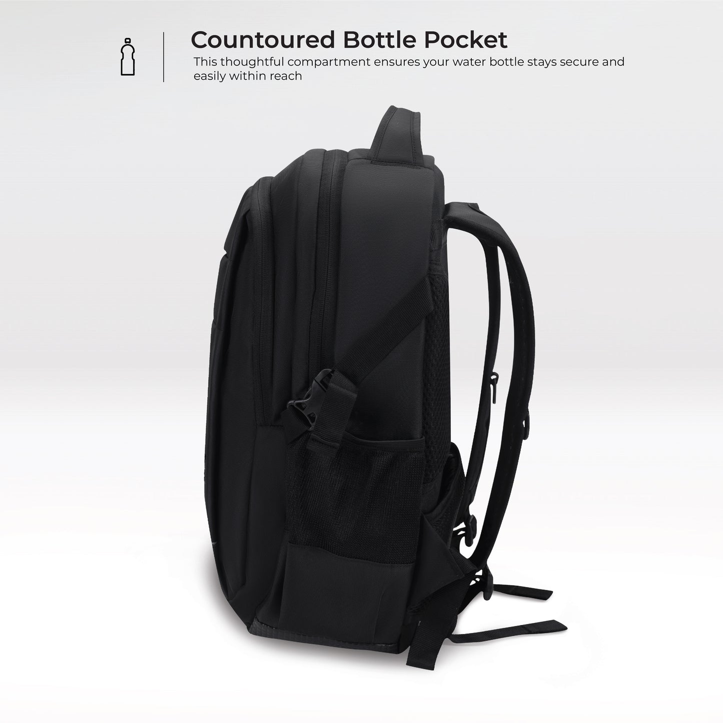 Urban Wolf Delta-Black Laptop backpack (BLACK) – urban wolf