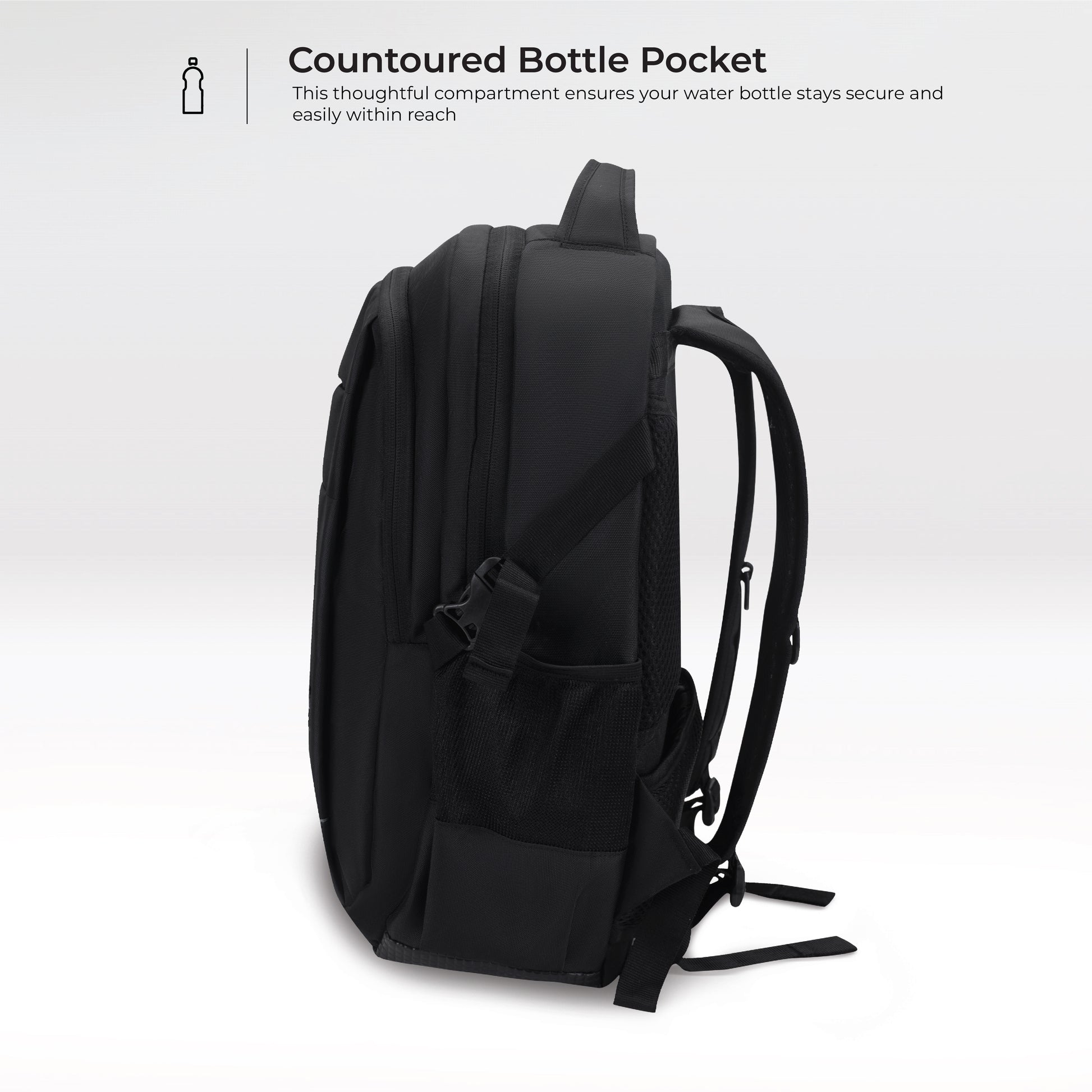 black laptop backpack ensures Urban Wolf Delta-Black Laptop backpack (BLACK) – urban wolf