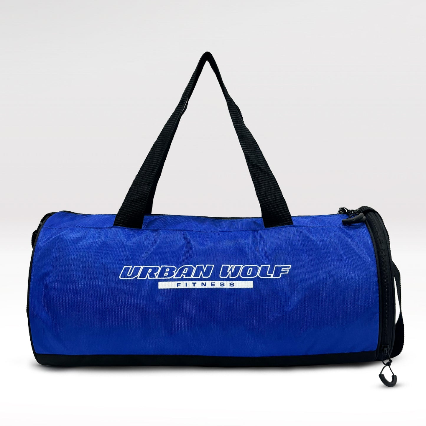 Urban Wolf 26L Gym Duffle Bag | Unisex Blue | Separate Shoe Compartment | Quick Access Pocket | Durable Polyester | Multi-Functional Sports & Travel Bag | Dimensions 49x23x23 cm