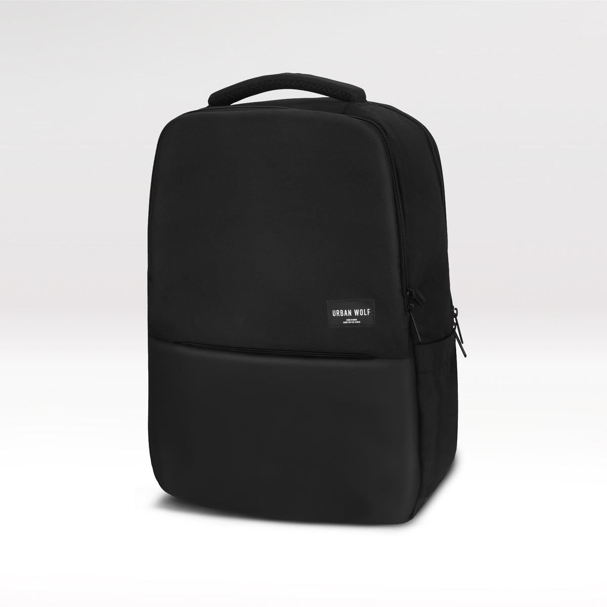 business laptop rucksack backpack kobwa URBAN WOLF Casual 30L Dual Compartment Water Resistant (BLACK) Schoolboy, 10, with surname 11.4*5.5*17 / 29*14*43CM (L*W*H) Twitch bait Line:4